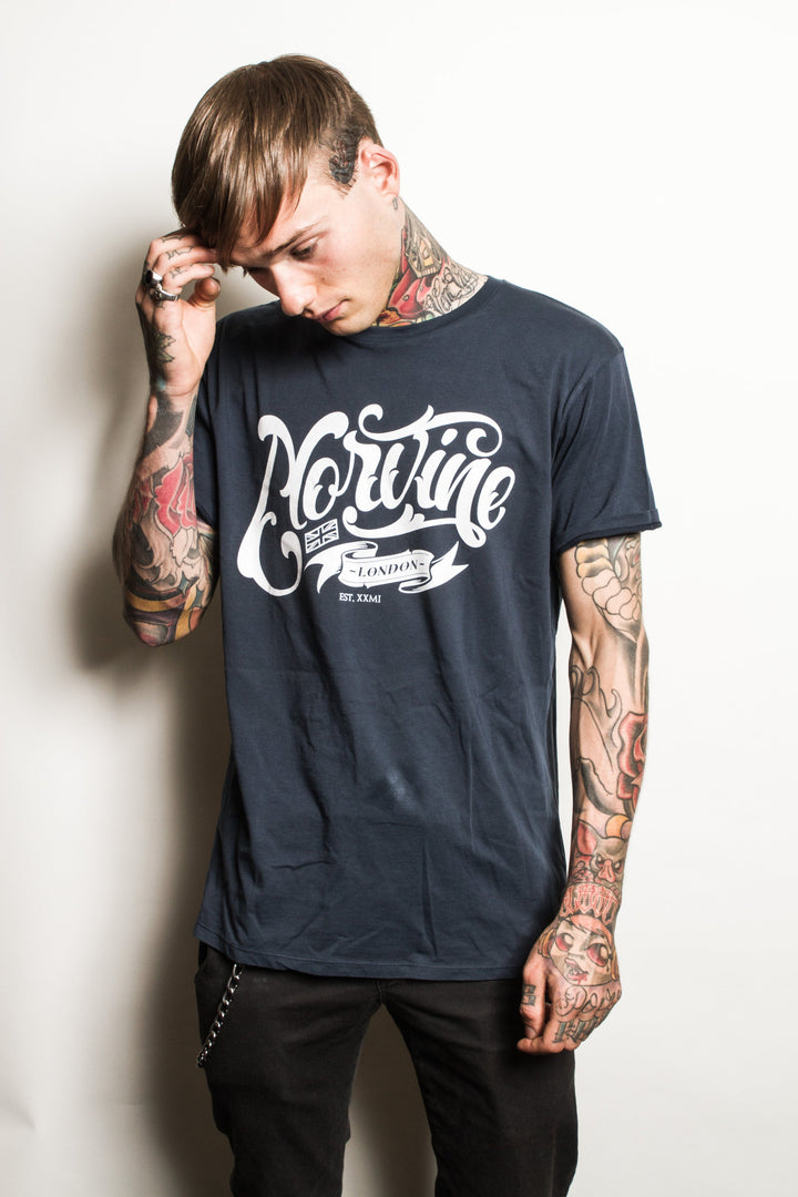 Norvine London Garment-Dyed Heavyweight T-Shirt-1