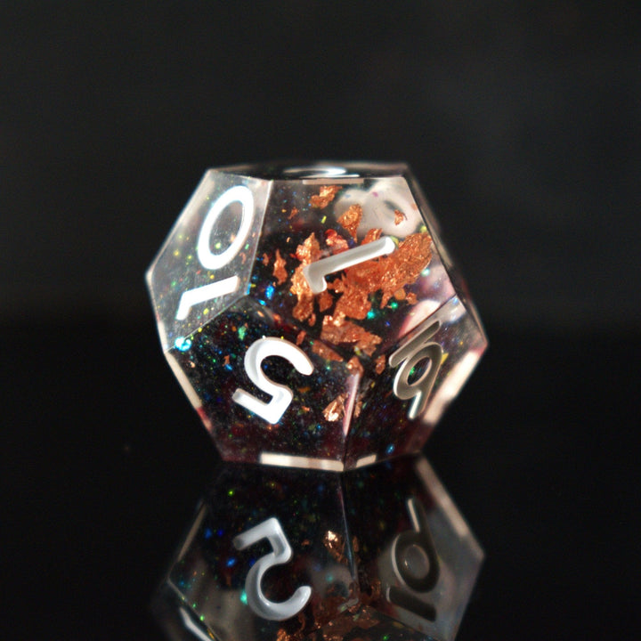 Vampiric Touch Sharp-Edged Resin Dice Set by Misty Mountain Gaming