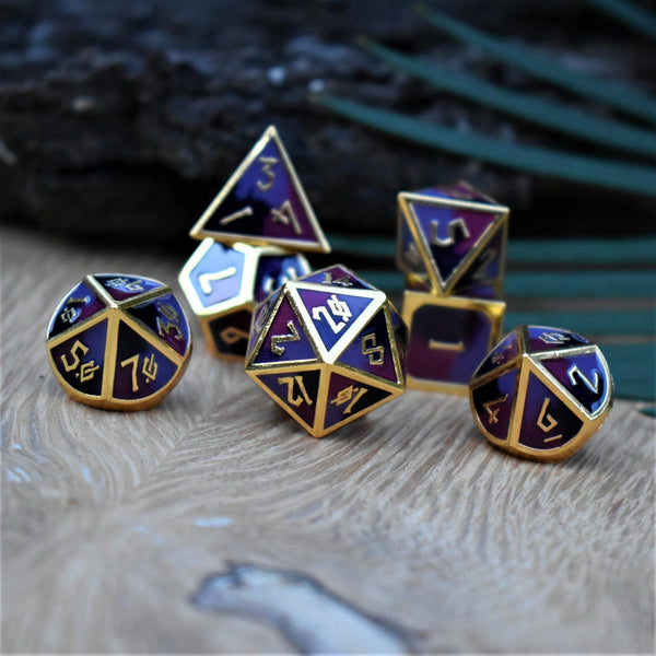 Vineyard Metal Dice Set by Misty Mountain Gaming