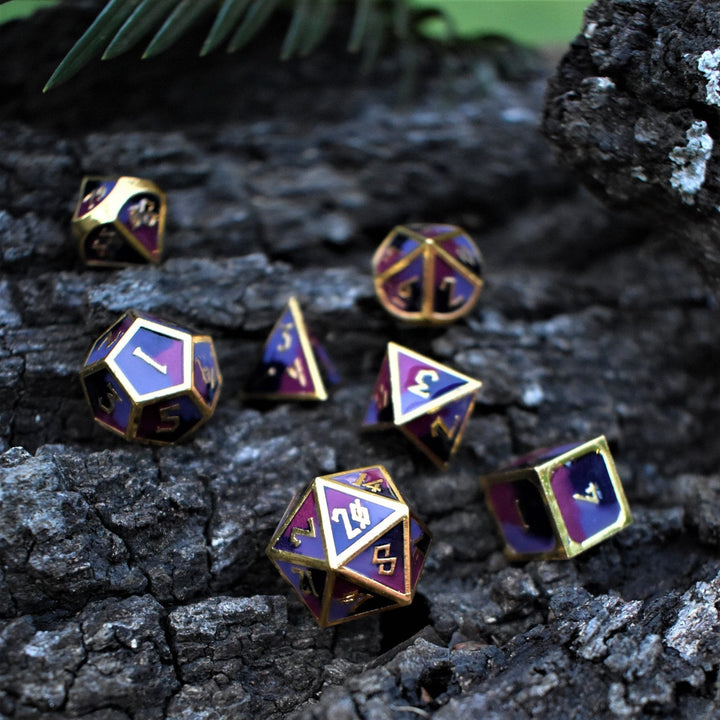 Vineyard Metal Dice Set by Misty Mountain Gaming