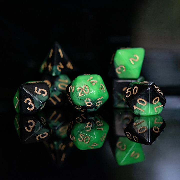 Vortex Acrylic Dice Set by Misty Mountain Gaming