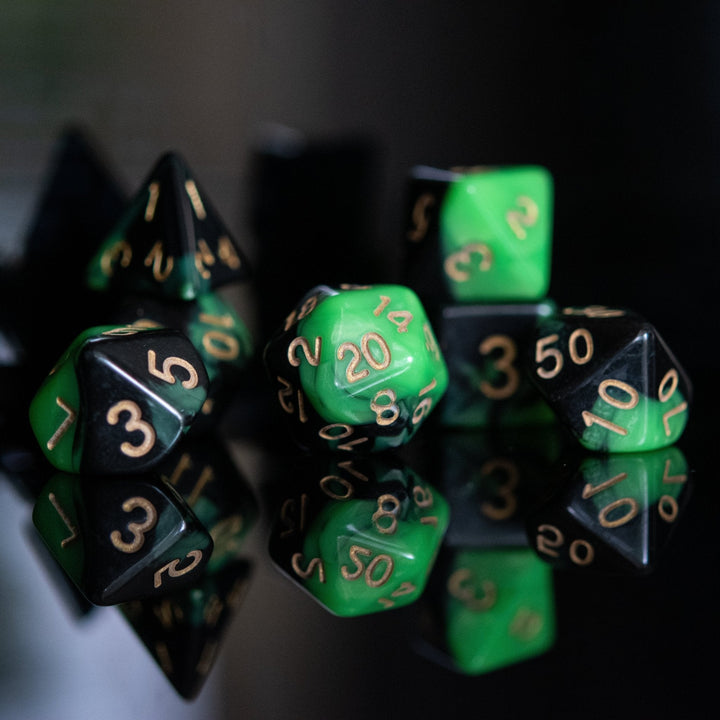 Vortex Acrylic Dice Set by Misty Mountain Gaming