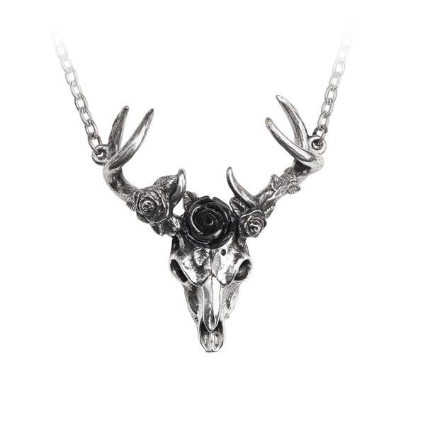 White Hart, Black Rose Pendant by Alchemy of England