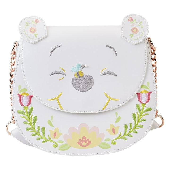 Winnie the Pooh Cosplay Folk Floral Crossbody Bag by Loungefly