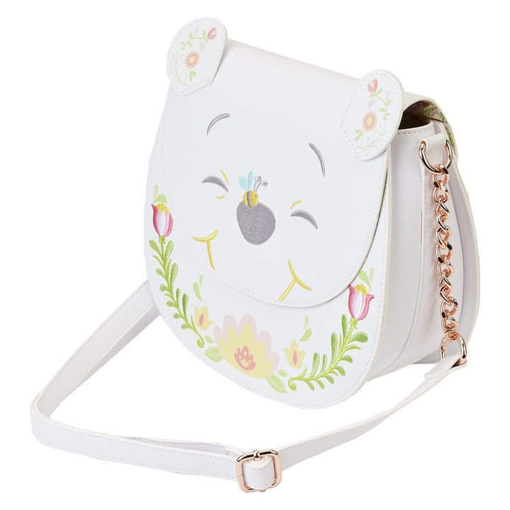 Winnie the Pooh Cosplay Folk Floral Crossbody Bag by Loungefly