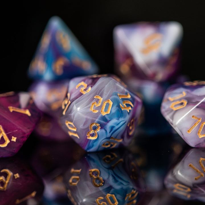 Wizard Class Acrylic Dice Set by Misty Mountain Gaming