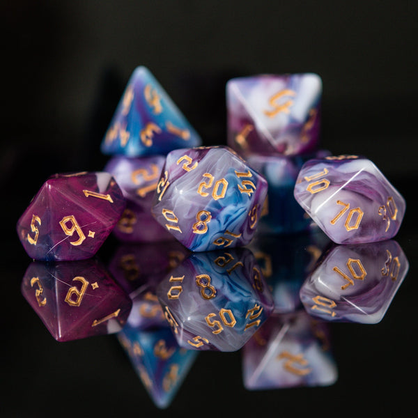 Wizard Class Acrylic Dice Set by Misty Mountain Gaming