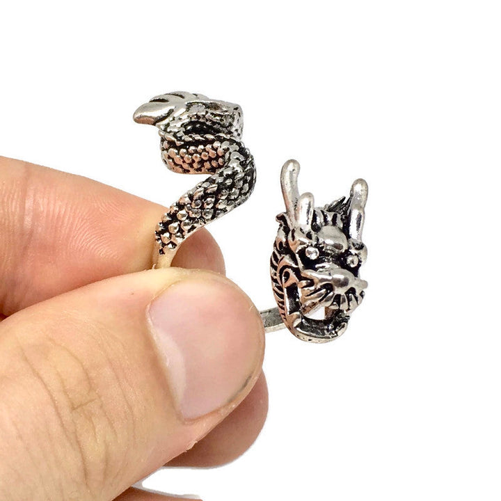 Asian Dragon Wraparound Ring by Gifts From The Crypt