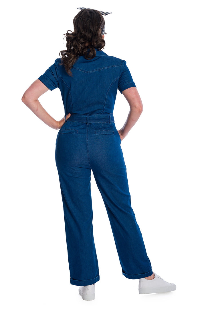 Banned Apparel - Cadillac Queen Playsuit by Banned Apparel