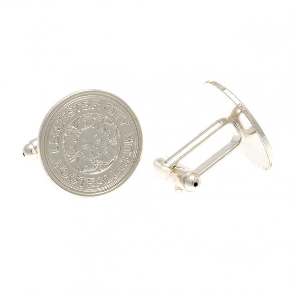 Leicester City FC Silver Plated Formed Cufflinks by Leicester City FC