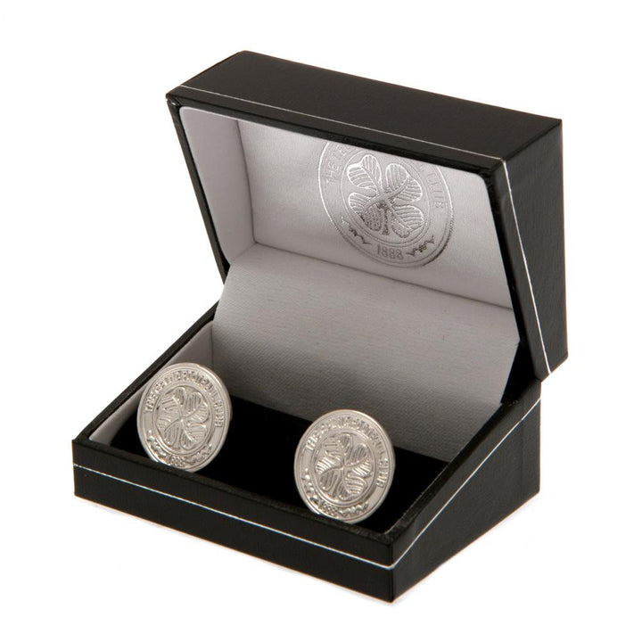 Celtic FC Silver Plated Formed Cufflinks by Celtic FC