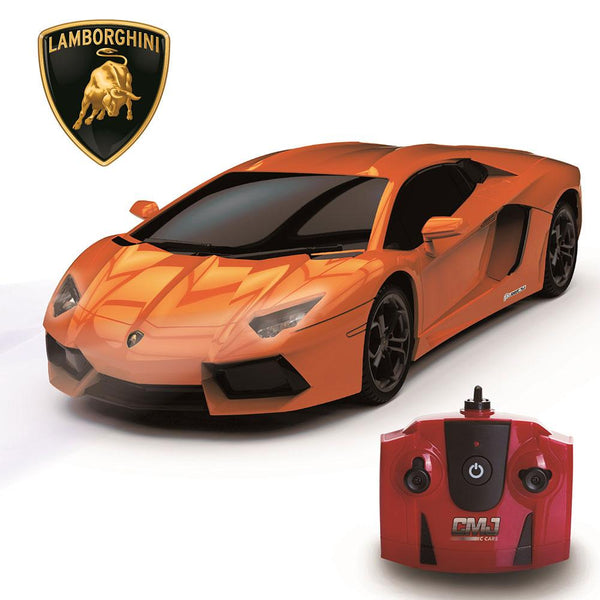 Lamborghini Aventador Radio Controlled Car 1:24 Scale Orange by Lamborghini