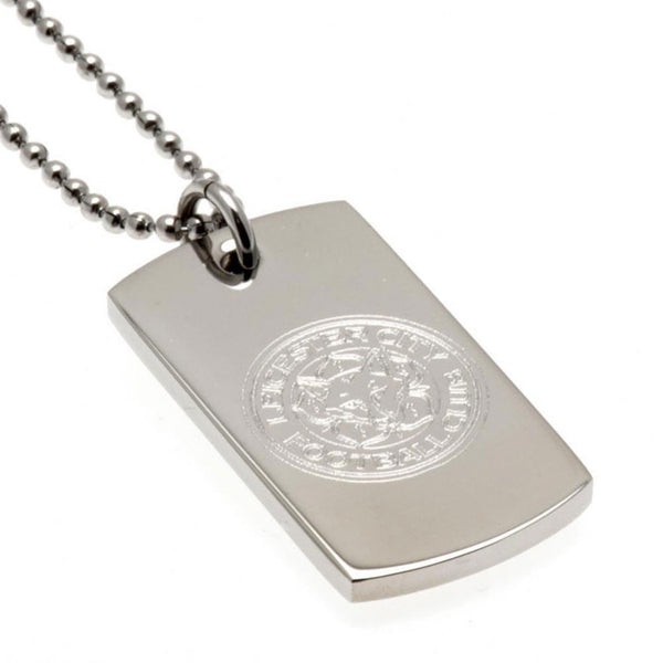 Leicester City FC Engraved Dog Tag & Chain by Leicester City FC