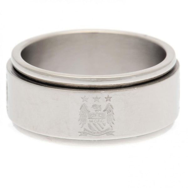 Manchester City FC Spinner Ring Medium EC by Manchester City FC