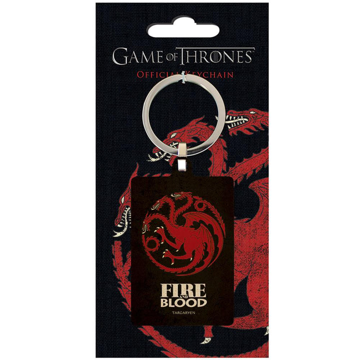 Game Of Thrones Metal Keyring Targaryen by Game Of Thrones