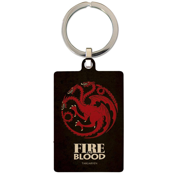 Game Of Thrones Metal Keyring Targaryen by Game Of Thrones