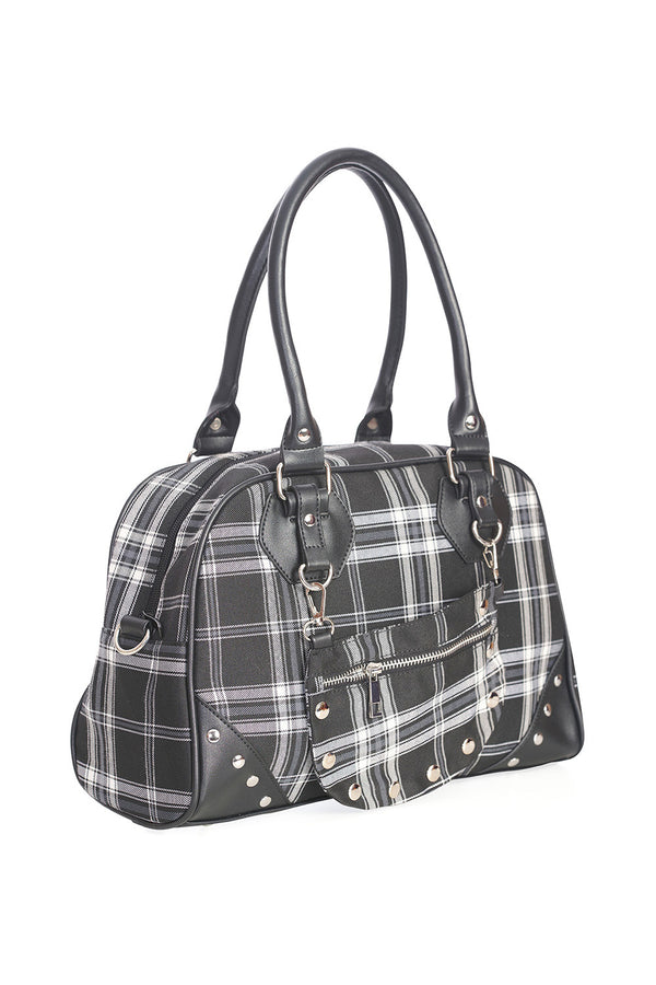 WARREN PLAID HANDBAG by Banned Apparel