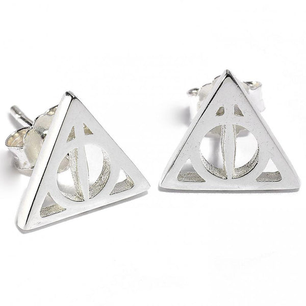 Harry Potter Sterling Silver Earrings Deathly Hallows by Harry Potter