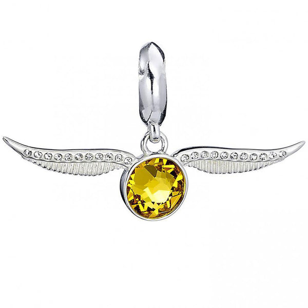 Harry Potter Sterling Silver Crystal Charm Golden Snitch by Harry Potter