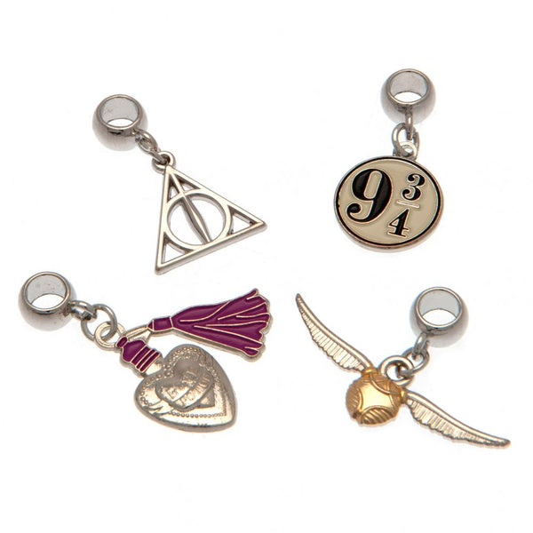 Harry Potter Silver Plated Charm Set by Harry Potter