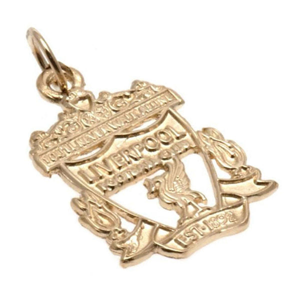 Liverpool FC 9ct Gold Pendant Crest Small