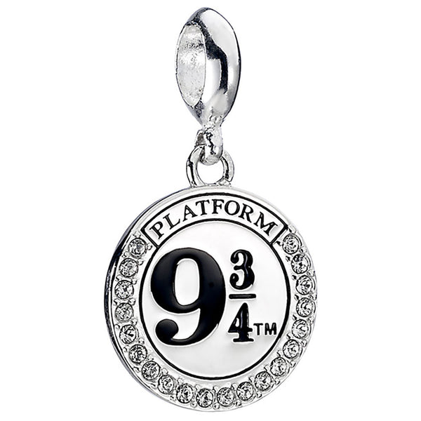 Harry Potter Sterling Silver Crystal Charm 9 & 3 Quarters by Harry Potter