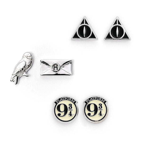 Harry Potter Silver Plated Earring Set CL by Harry Potter