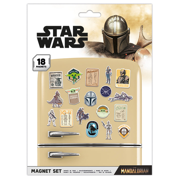 Star Wars: The Mandalorian Fridge Magnet Set by Star Wars