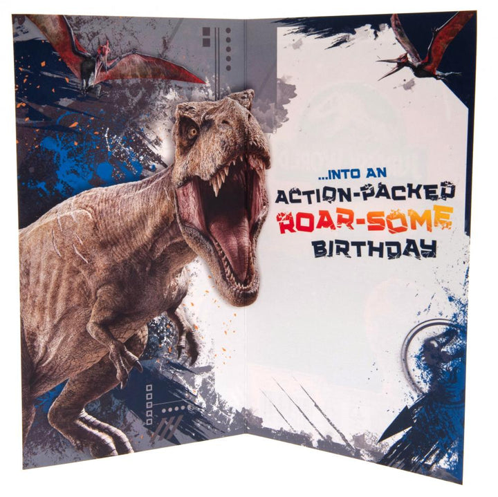 Jurassic World Birthday Card by Jurassic World