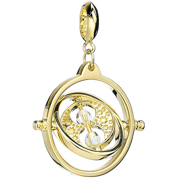 Harry Potter Gold Plated Crystal Charm Time Turner by Harry Potter