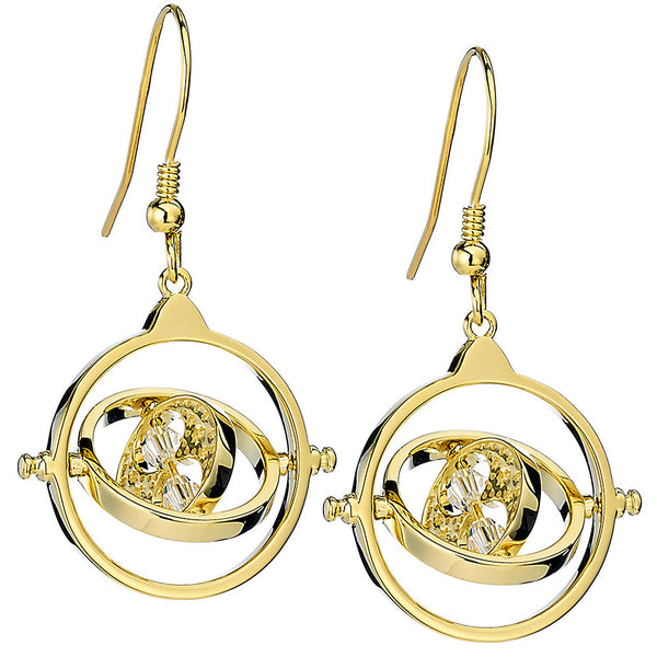 Harry Potter Gold Plated Crystal Earrings Time Turner by Harry Potter