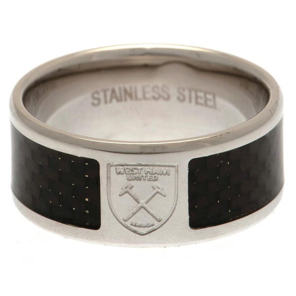 West Ham United FC Carbon Fibre Ring Small by West Ham United FC