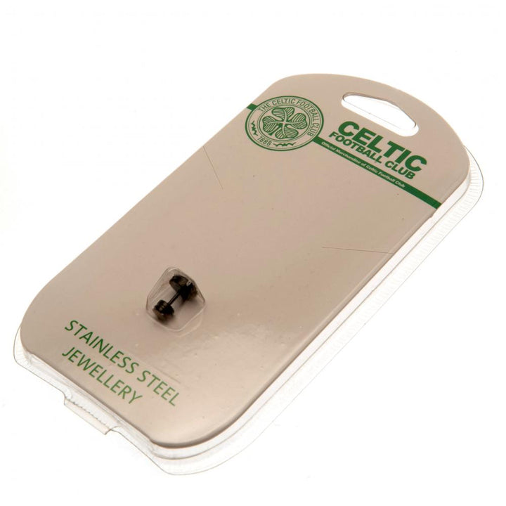 Celtic FC Black IP Stud Earring by Celtic FC