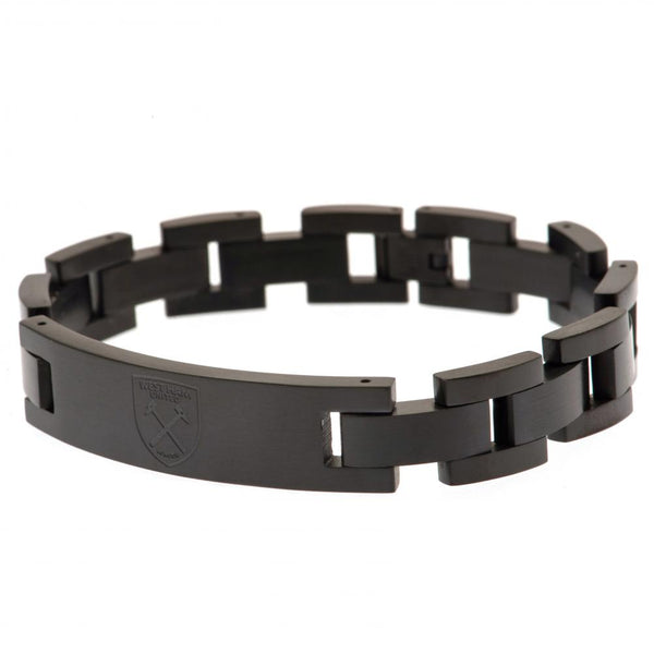 West Ham United FC Black IP Bracelet