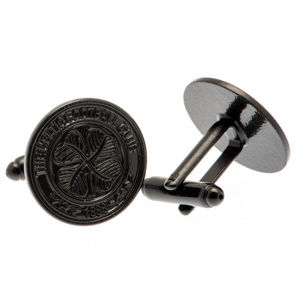 Celtic FC Black IP Cufflinks by Celtic FC