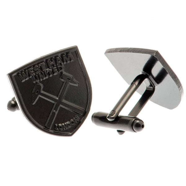 West Ham United FC Black IP Cufflinks