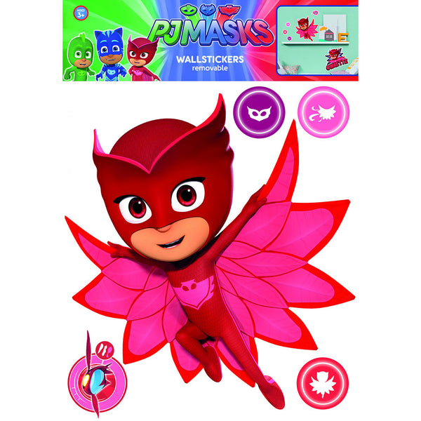 PJ Masks Wall Sticker A3 Owlette