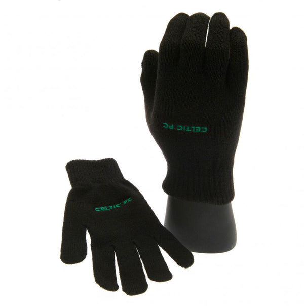 Celtic FC Knitted Gloves Junior by Celtic FC