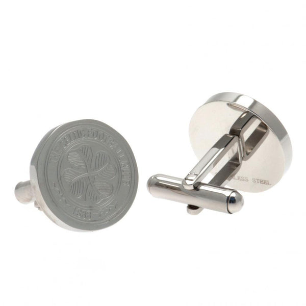 Celtic FC Stainless Steel Formed Cufflinks by Celtic FC