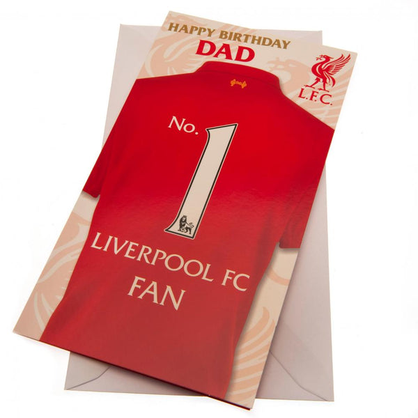 Liverpool FC Birthday Card Dad