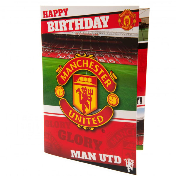 Manchester United FC Musical Birthday Card by Manchester United FC