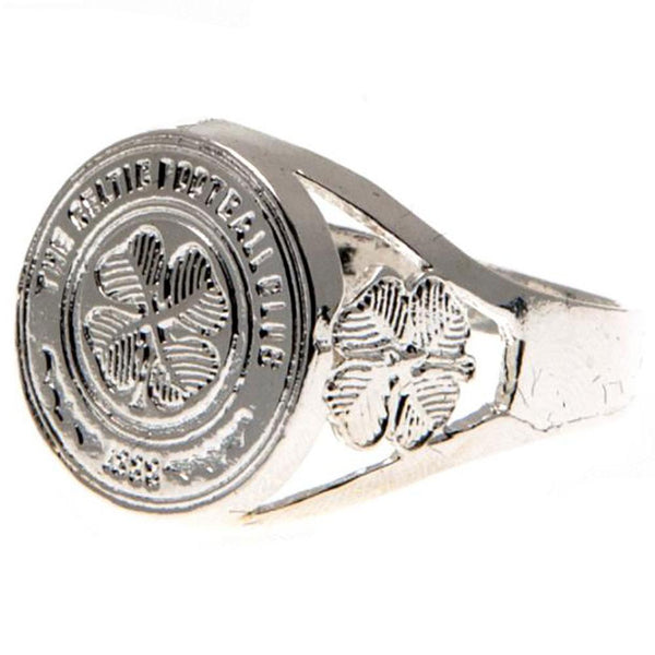 Celtic FC Silver Plated Crest Ring Large by Celtic FC