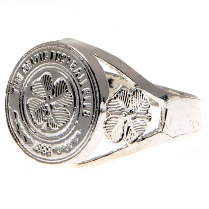 Celtic FC Silver Plated Crest Ring Medium by Celtic FC