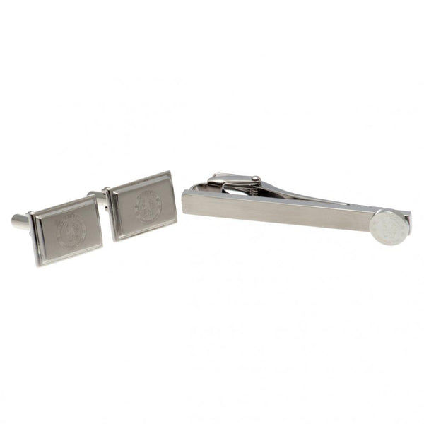 Chelsea FC Tie Slide & Cufflink Set