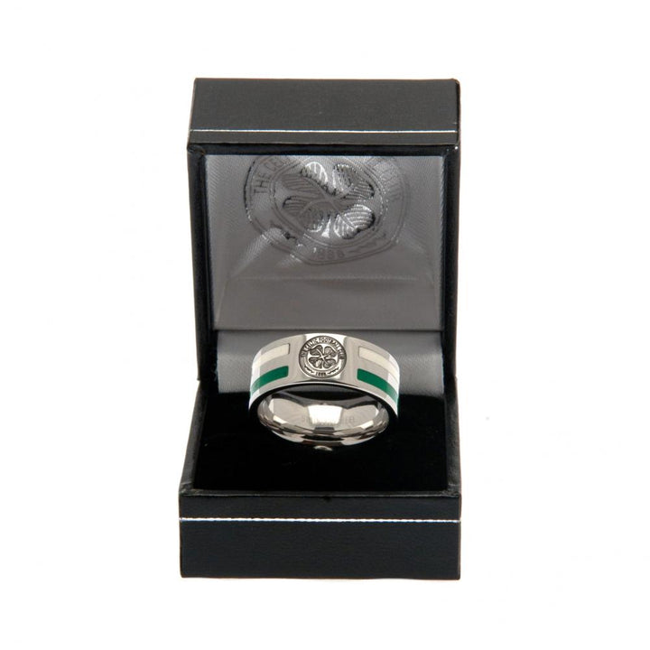 Celtic FC Colour Stripe Ring Large by Celtic FC