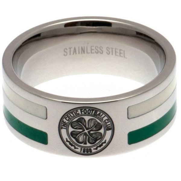 Celtic FC Colour Stripe Ring Medium by Celtic FC