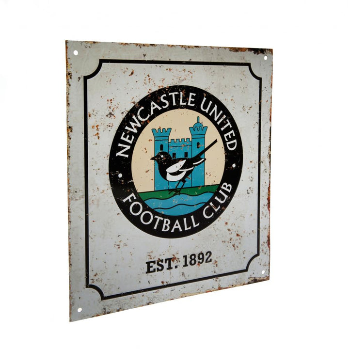 Newcastle United FC Retro Logo Sign by Newcastle United FC