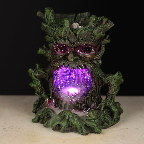 Fantasy LED Backflow Incense Burner - Crystal Green Man BACK10 by Puckator