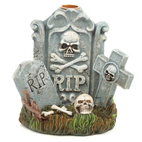 Backflow Incense Burner - RIP Tombstone BACK30