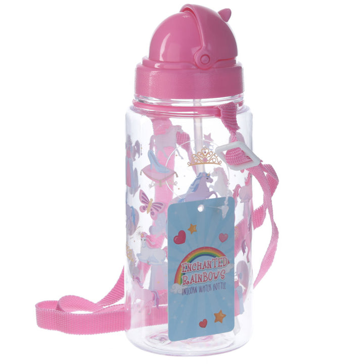 Unicorn Rainbow Design 450ml Children's Water Bottle BOT09 by Puckator